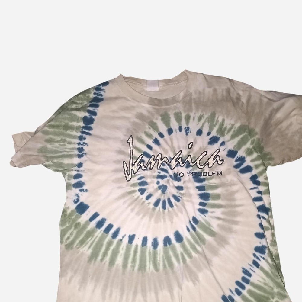 Jamaican tie-dye shirt